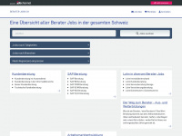 berater-jobs.ch Webseite Vorschau