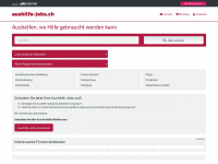 aushilfe-jobs.ch Webseite Vorschau