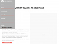 blauenproduktion.de Webseite Vorschau