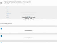 psychotherapie-uri.ch Webseite Vorschau