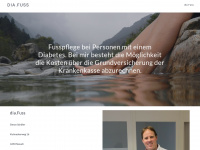 dia-fuss.ch Webseite Vorschau