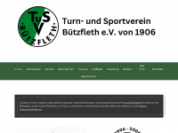 tusvbuetzfleth.de Webseite Vorschau