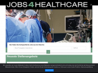 jobs4healthcare.de Webseite Vorschau