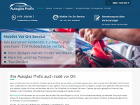 autoglas-profis.de Webseite Vorschau