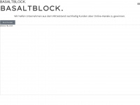basaltblock.de Webseite Vorschau