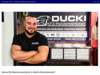 kfz-meisterwerkstatt-ducki.de Webseite Vorschau