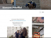 simonpfeffel.com Webseite Vorschau