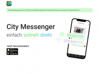 citymessenger.ch Webseite Vorschau