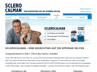 sclerocalman.de Webseite Vorschau