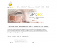 lentisol.de Webseite Vorschau
