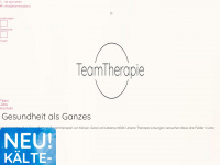 teamtherapie.at Webseite Vorschau