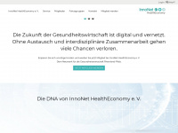 innonet-healtheconomy.com Webseite Vorschau
