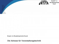 event-studiotechnik-koch.de Webseite Vorschau