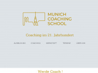 munichcoachingschool.de Webseite Vorschau