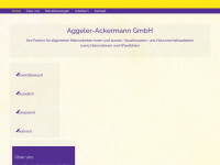 aggelerackermann.ch Webseite Vorschau
