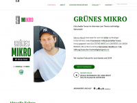 gruenes-mikro.de Webseite Vorschau