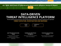 threatq.com Webseite Vorschau