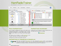 hamradiotrainer.de Webseite Vorschau