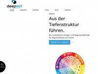 deepact.ch Webseite Vorschau