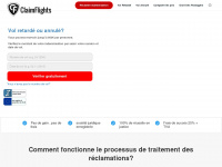claimflights.fr Webseite Vorschau