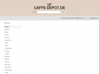 caffe-depot.de Webseite Vorschau