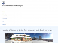 schneeschuhverein-esslingen.de Webseite Vorschau