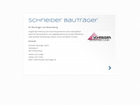 schneider-bautraeger.de Webseite Vorschau