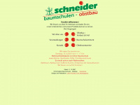 schneider-obstbau.de Webseite Vorschau