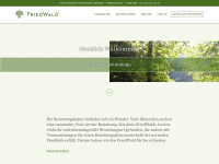 friedwald.ch Webseite Vorschau