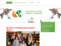 sprachschule-muench.de Webseite Vorschau