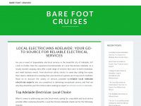 barefootcruises.com.au Webseite Vorschau