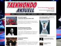 taekwondo-aktuell.de Webseite Vorschau