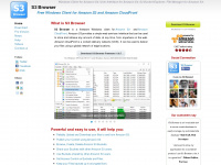 s3browser.com Webseite Vorschau