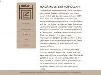 einfachholz.ch Webseite Vorschau