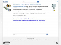 loesing-filter-shop.de Webseite Vorschau