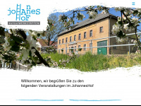 kulturwerkstaetten-johanneshof.de Webseite Vorschau