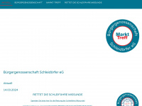 buergergenossenschaft-schleidoerfer.de Webseite Vorschau