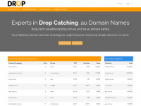 drop.com.au Webseite Vorschau