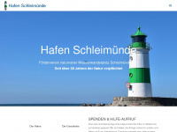 hafen-schleimuende.de Webseite Vorschau