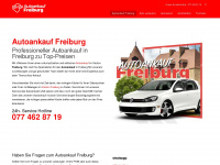 autoankauffreiburg.ch Webseite Vorschau