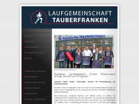 laufgemeinschaft-tauberfranken.de Webseite Vorschau