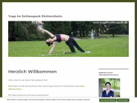 yogaimschlosspark.de Webseite Vorschau