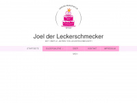 joel-der-leckerschmecker.de Webseite Vorschau