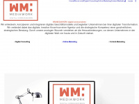 wm-mediawork.com Webseite Vorschau