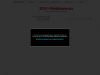 edv-webinare.eu Webseite Vorschau