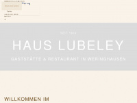 haus-lubeley.de Webseite Vorschau