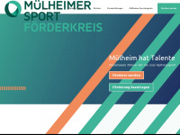 muelheimer-sport-foerderkreis.de Webseite Vorschau