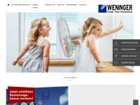 weninger-fenster.at Webseite Vorschau