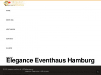 elegance-eventhaus.de Webseite Vorschau