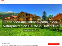feriendorf-hahnenkamm.com Webseite Vorschau